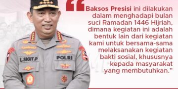 Sambut Ramadhan, Kapolda Bali Gelar Baksos Presisi Bersama Mahasiswa dan OKP