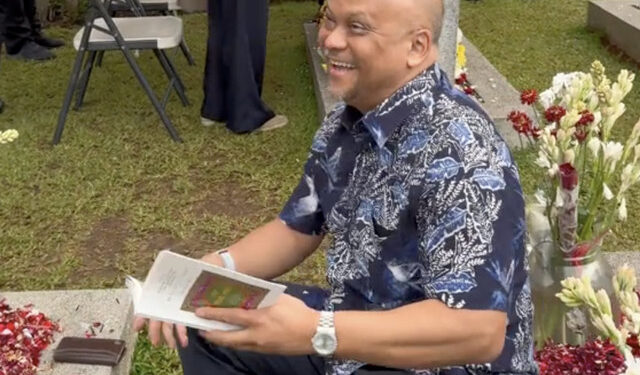 Momen Ilham Habibie Bertemu SBY dan AHY di Taman Makam Pahlawan Kalibata