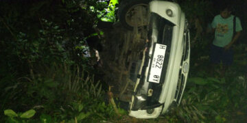 Mobil Tak Kuat Nanjak Masuk Jurang di Bantul, 1 Orang Tewas