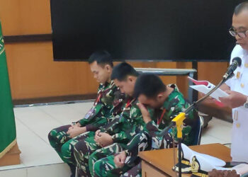 Tangis Anggota TNI Penembak Bos Rental: Saya Punya Anak Kecil, Mohon Vonis Adil