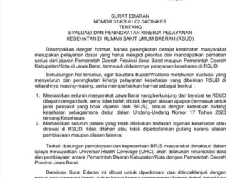 Gubernur Jawa Barat Dedi Mulyadi Layangkan Surat Edaran Pada Bupati/Walikota se Jabar Untuk Peningkatan Pelayanan Kesehatan Di RSUD