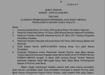 Menuju Terwujudnya Gapura Panca Waluya, Dedi Mulyadi Keluarkan SE Tentang 9 Langkah Pembangunan Pendidikan di Jawa Barat