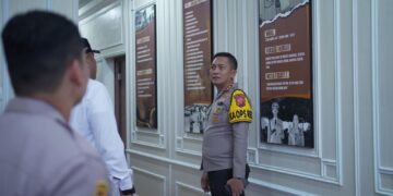 Kapolres Bogor AKBP Rio Wahyu Anggoro, S.H., S.I.K., M.H. Pantau Arus Puncak di Pospol Gadog