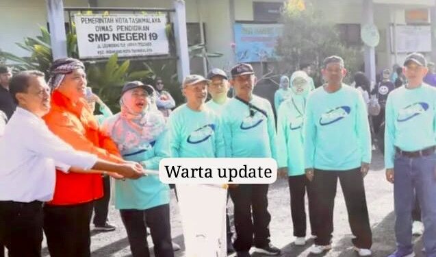 Walikota Dukung Semangat Berjalan Kaki di HUT SMPN 19 Tasikmalya