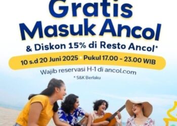 Ancol Gratiskan Tiket Masuk Untuk Warga, Rayakan HUT Jakarta Ke- 498