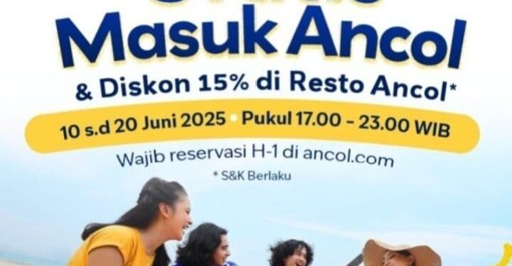 Ancol Gratiskan Tiket Masuk Untuk Warga, Rayakan HUT Jakarta Ke- 498