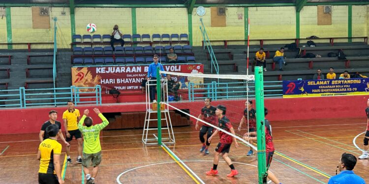 *Meriahkan Hari Bhayangkara ke-79, Polda Jabar Gelar Turnamen Bola Voli Antar Satker dan Kewilayahan*