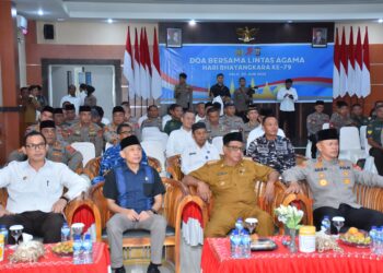 *Polda Sulteng Gelar Doa Lintas Agama Menjelang HUT Bhayangkara Ke-79*
