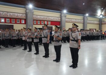 Polda Bali Gelar Serah Terima Jabatan Pejabat Utama.