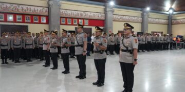 Polda Bali Gelar Serah Terima Jabatan Pejabat Utama.