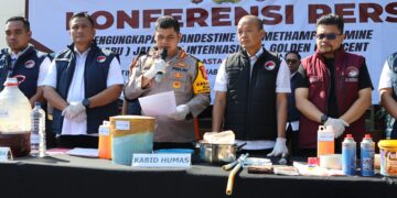 *Polda Jabar Bongkar Laboratorium Narkoba Jaringan Internasional ‘Golden Crescent’ di Jakarta Barat*
