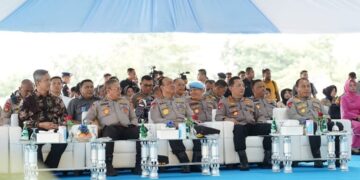 Dukung Penuh Program MBG, Kapolri Hadiri Groundbreaking 9 SPPG Polda Riau