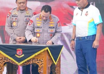 Kapolri Buka Kejuaraan Menembak dan Resmikan Lapangan Tembak Presisi Hoegeng Iman Santoso Mako Korbrimob Polri
