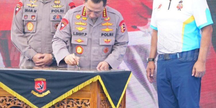 Kapolri Buka Kejuaraan Menembak dan Resmikan Lapangan Tembak Presisi Hoegeng Iman Santoso Mako Korbrimob Polri