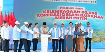 Presiden Prabowo Resmikan 80.081 Koperasi Desa atau Koperasi Merah Putih