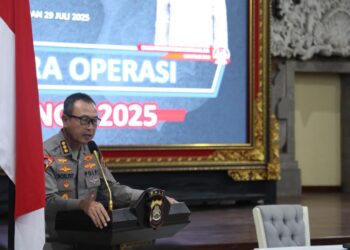 Polda Bali Gelar Latihan Pra Oprasi Sikat Agung 2025