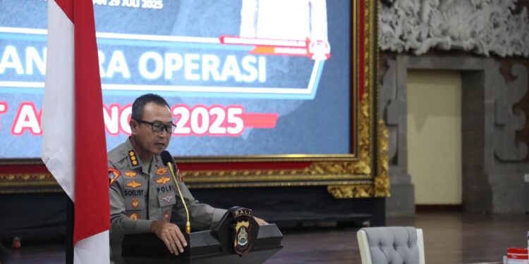 Polda Bali Gelar Latihan Pra Oprasi Sikat Agung 2025