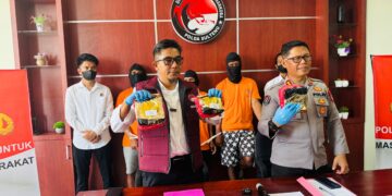 Polisi Gagalkan Penyelundupan 30 Kg Sabu, Tiga Kurir Internasional Ditangkap