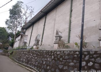 Pembangunan Gor di Desa Pasanggrahan Diduga Dikerjakan Secara Asal dan Diborong oleh Sekdes Cikeris