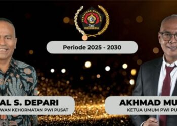 Akhmad Munir dan Atal S Depari Terpilih sebagai Ketua Umum dan Ketua DK PWI Pusat Periode 2025-2030
