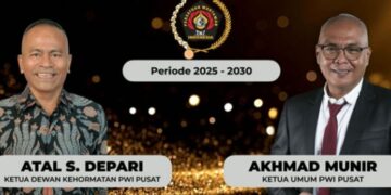 Akhmad Munir dan Atal S Depari Terpilih sebagai Ketua Umum dan Ketua DK PWI Pusat Periode 2025-2030