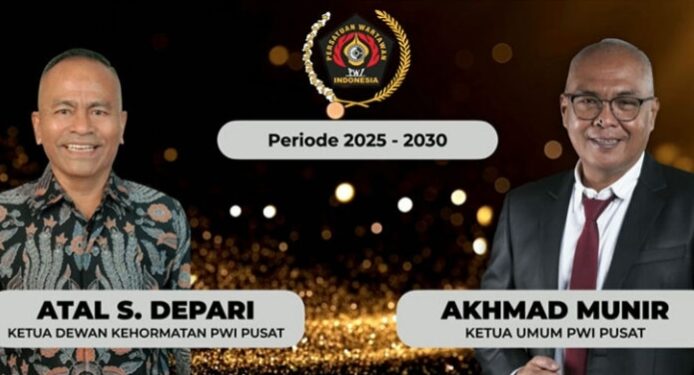 Akhmad Munir dan Atal S Depari Terpilih sebagai Ketua Umum dan Ketua DK PWI Pusat Periode 2025-2030