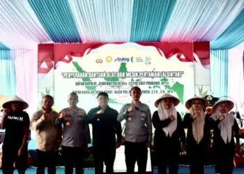 Melalui Program Ketahanan Pangan Polda Jabar Komitmen Dukung Lewat Panen Raya Serentak