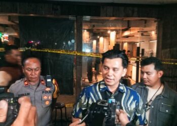 Satreskrim Polres Metro Jakpus Gelar Olah TKP di Kafe Bmart Kemayoran Perkara Tewasnya Seorang Pemuda