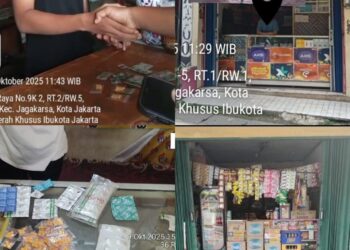 Diduga Dibekingi Oknum, Warung Sembako Di Jagakarsa Edarkan Obat Keras Secara Terang-Terangan