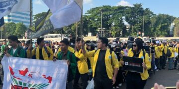 Sebanyak 1.743 Personil Gabungan Diturunkan Untuk Aksi Demo Di Monas Dan DPR RI