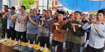 Sekda kota Tasikmalaya Menghadiri Peletakan  Batu Pertama Pembangunan Gedung Yayasan Mutiara Illahi Kota Tasikmalaya.