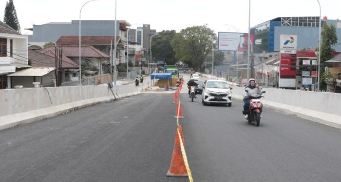 Flyover Nurtanio Sudah Mencapai Tahap Fhinising, Mulai Dilintasi Kendaraan