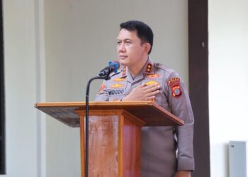 Perkuat Soliditas dan Pelayanan Humanis, Kapolda Gorontalo Irjen Pol. Widodo Kunjungan Kerja ke Polres Gorut