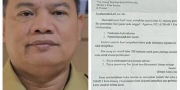 Berdalih Alasan Kesepakatan Siswa SMAN 1 Kota Serang Melakukan Pungutan Rp420 Ribu Per Siswa