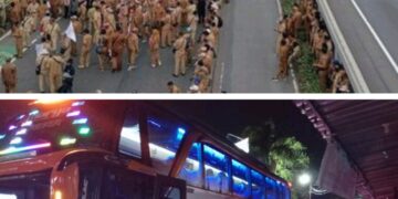 Demo Aparatur Desa Menuju Jakarta, Ribuan Kepala Desa Tolak Pemangkasan Dana Desa