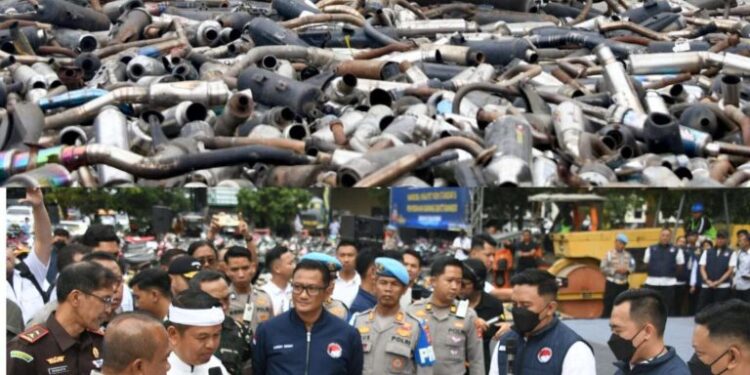 KDM Dan Kapolda Jabar Gilas Ribuan Botol Miras ,Penyerahan Barang Bukti Motor Dan Mobil Hasil Curian