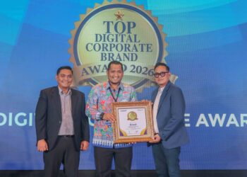 PT Pembangunan Jaya Ancol Tbk menerima Penghargaan TOP Digital Corporate Brand Award 2026.