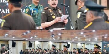 Jaksa Agung ST.Burhanuddin, Lantik Sutikno Sebagai Kajati Jabar, Siap Perkuat Penegakan Hukum Humanis
