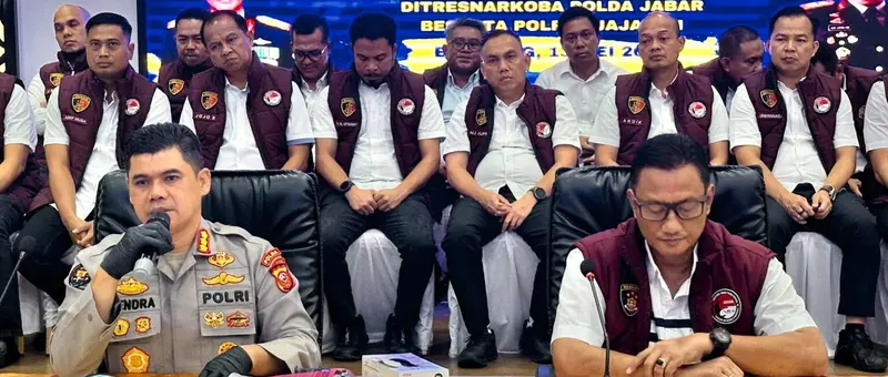 474 Kasus Narkoba dalam Dua Bulan Polda Jabar Berhasil Ungkap, 593 Tersangka Ditangkap