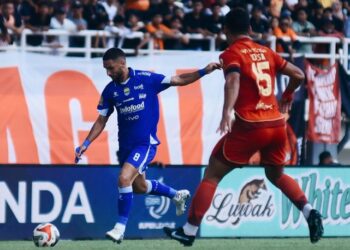 Persib Berhasil Meraih Kemenangan 1-2 Dalam Laga Melawan Persija Di Stadion Segiri, Samarinda
