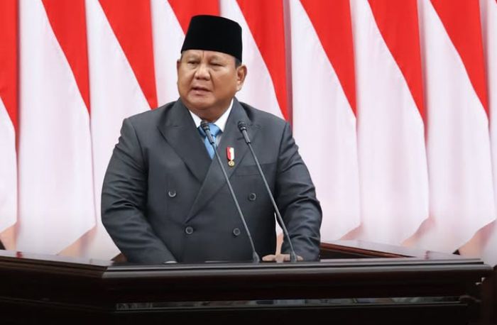Presiden RI Prabowo Subianto Berpidato Dalam Sidang Paripurna DPR RI