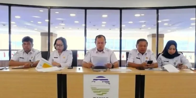 BMKG Konferensi Pers Peringatan Dini Tsunami Pascagempa 7,7 Mindanao Filipina
