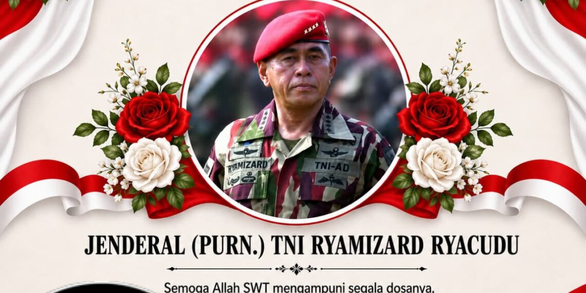 Dankodiklatad Letjen TNI Mohammad Hasan Turut Menghadiri Pemakaman Jenderal (Purn) Ryamizard Ryacudu di Taman Makam Pahlawan Kalibata, Jakarta