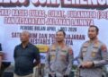 Polrestabes Surabaya Gelar Konferensi Pers ,Selama APRIL – MEI 2026 Berhasil Ungkap 163 Kasus Kejahatan