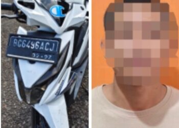 Kasus Pencurian Sepeda Motor Berhasil Di Ungkap Polsek Sungai Rotan , Seorang Residivis Diamankan
