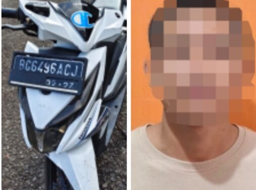 Kasus Pencurian Sepeda Motor Berhasil Di Ungkap Polsek Sungai Rotan , Seorang Residivis Diamankan