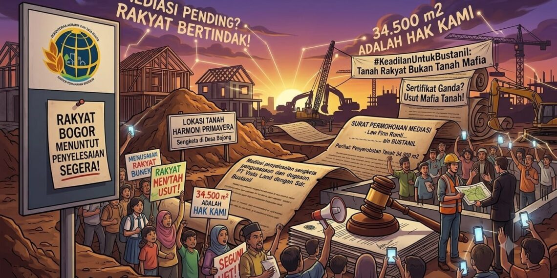 Program Rumah Subsidi Yang Dibangun PT Bangun Trikarya Cemerlang DiKlapanunggal Bogor Berujung Konflik Agraria,