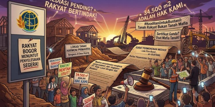 Program Rumah Subsidi Yang Dibangun PT Bangun Trikarya Cemerlang DiKlapanunggal Bogor Berujung Konflik Agraria,