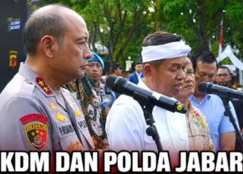 Gubernur Jawa Barat Dedi Mulyadi Bersama Kapolda Jabar Irjen Pol Pipit Rismanto Siap Perangi Narkoba Dan Begal !