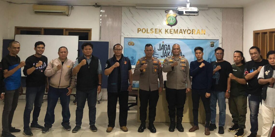 Temu Sapa Wartawan, Kapolsek Kemayoran Ajak Wartawan Bersinergi
